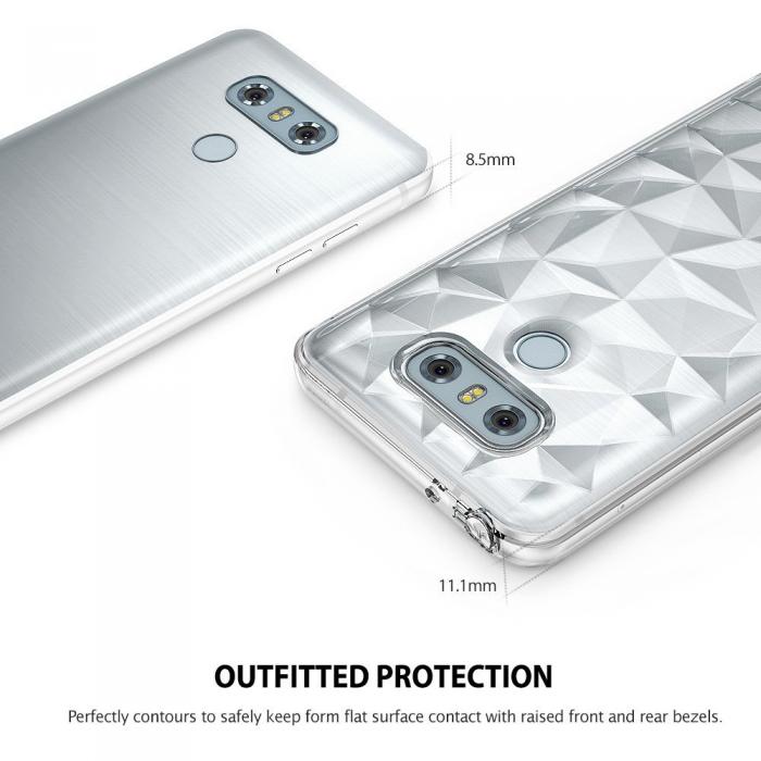 UTGATT5 - Ringke Air Prism Skal till LG G6- Rose Gold