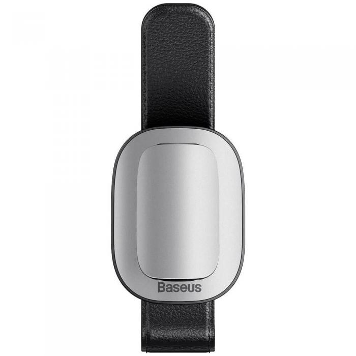 BASEUS - Baseus platinum vehicle eyewear clip clamping type Silver