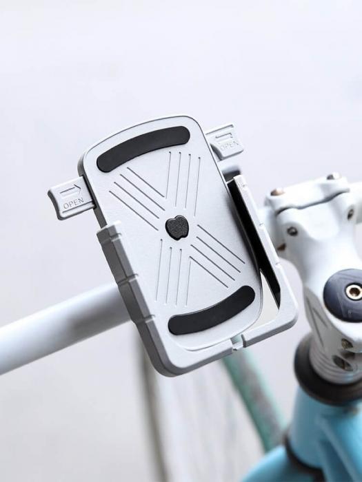 UTGATT5 - Justerbar telefon cykelhllare Rearview spegel Vit