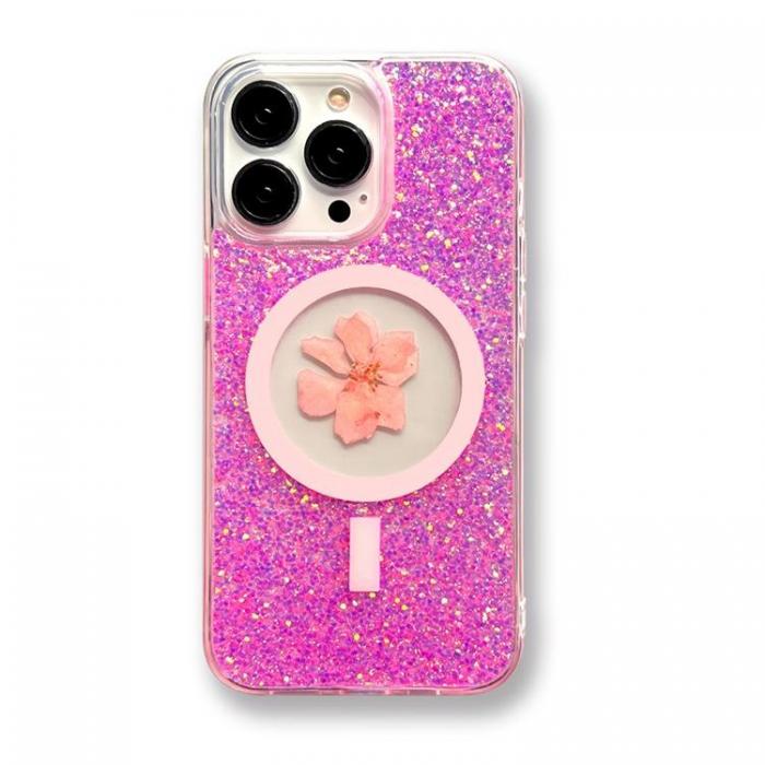 Boom of Sweden - BOOM iPhone 14 Pro Mobilskal Magsafe Drop-Proof - Rosa Flower