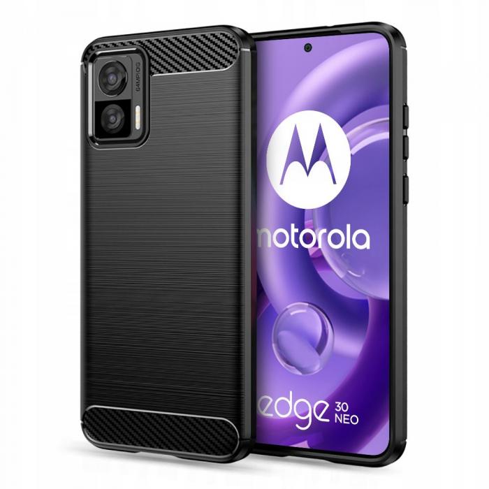 UTGATT1 - Motorola Edge 30 Neo Skal Tpucarbon - Svart