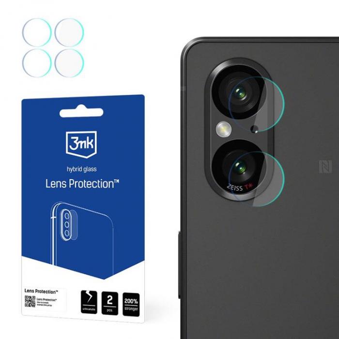 3MK - 3MK Sony Xperia 5 V Kameralinsskydd i Hrdat Glas