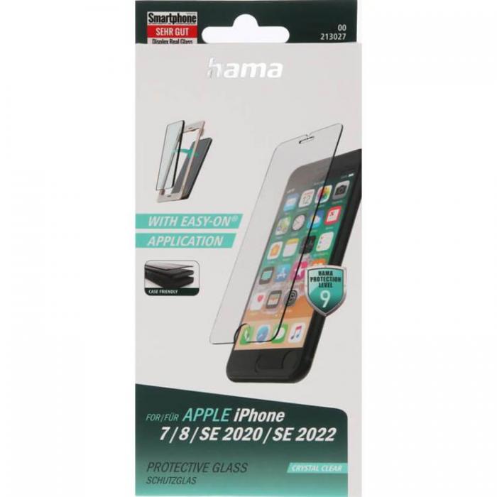 Hama - Hama iPhone 6/6s/7/8/SE (2020/2022) Hrdat Glas Skrmskydd