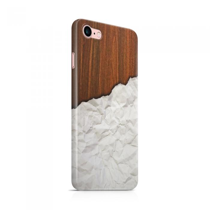 UTGATT5 - Skal till Apple iPhone 7/8 - Wooden Crumbled Paper B