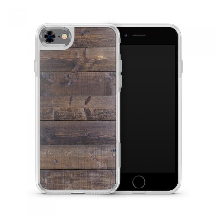 UTGATT5 - Fashion mobilskal till Apple iPhone 7 - Mrkbetsade plank