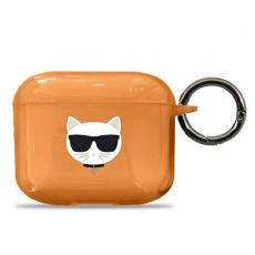 KARL LAGERFELD - Karl Lagerfeld Skal AirPods 3 Choupette - Orange