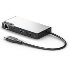 KeyBudz - ALOGIC USB-C Fusion MAX 6-i-1-Hubb V2 HDMI, USB, Ethernet och PD – Rymdgrå