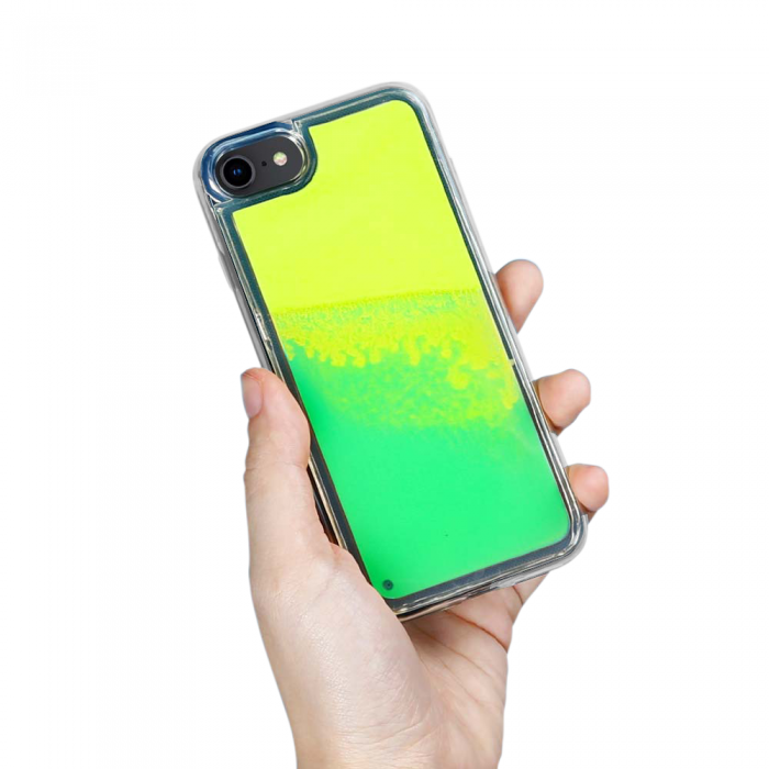 UTGATT4 - Liquid Neon Sand skal till iPhone 6/7/8/SE 2020 - Grn