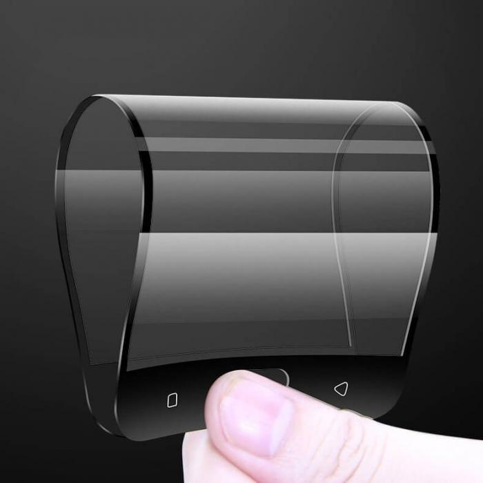 UTGATT4 - Wozinsky Full Cover Flexi Hrdat Glas iPhone 12 & 12 Pro Svart
