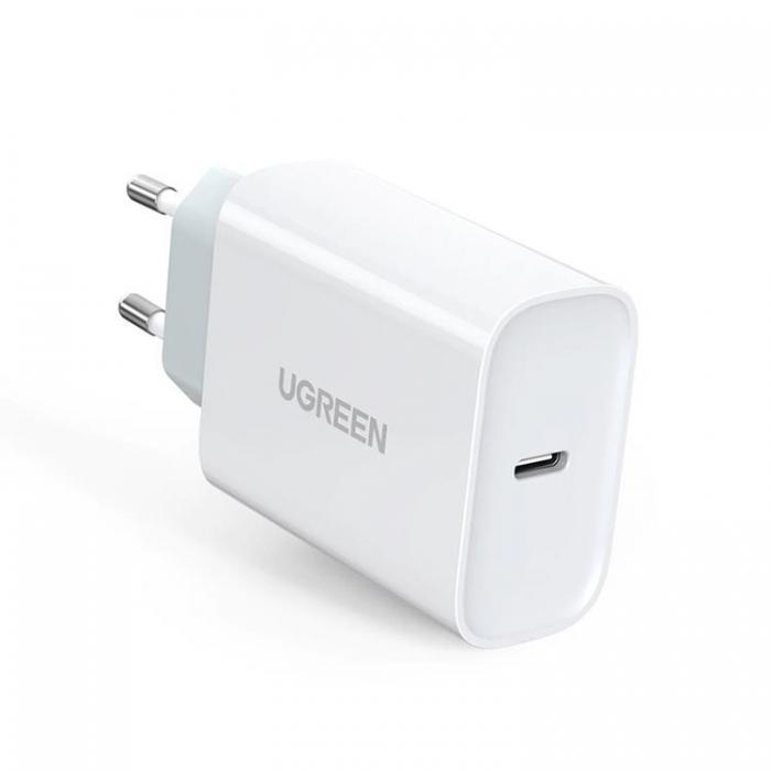 UTGATT5 - Ugreen Vggladdare 30W Typ-C Till USB Typ-C Kabel 2m - Vit