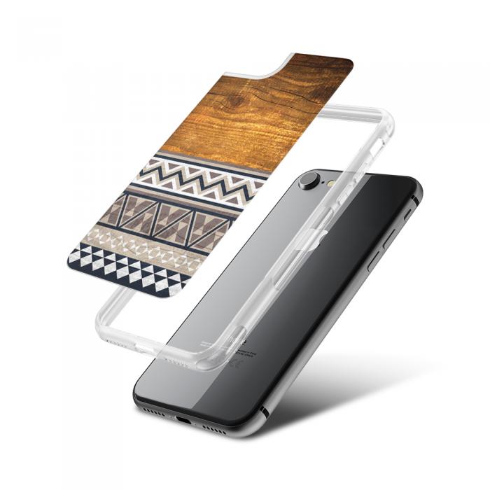 UTGATT5 - Fashion mobilskal till Apple iPhone 8 - Aztec Wood