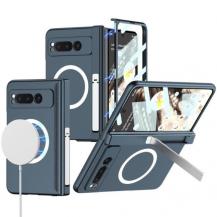 GKK - GKK Google Pixel Fold Mobilskal Magsafe Kickstand - Blå