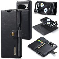 DG.MING - DG.MING Google Pixel 8 Pro Plånboksfodral Äkta Läder - Svart