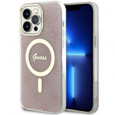 Guess - Guess iPhone 13 Pro Max Mobilskal MagSafe 4G - Rosa