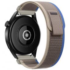 A-One Brand - Galaxy Watch Armband Hoco Nylon (20MM) - Grå/Blå