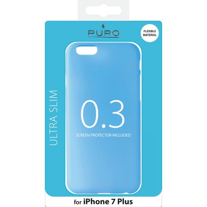 UTGATT5 - Puro iPhone 7 Plus Ultra-slim 0.3 Cover - Bl