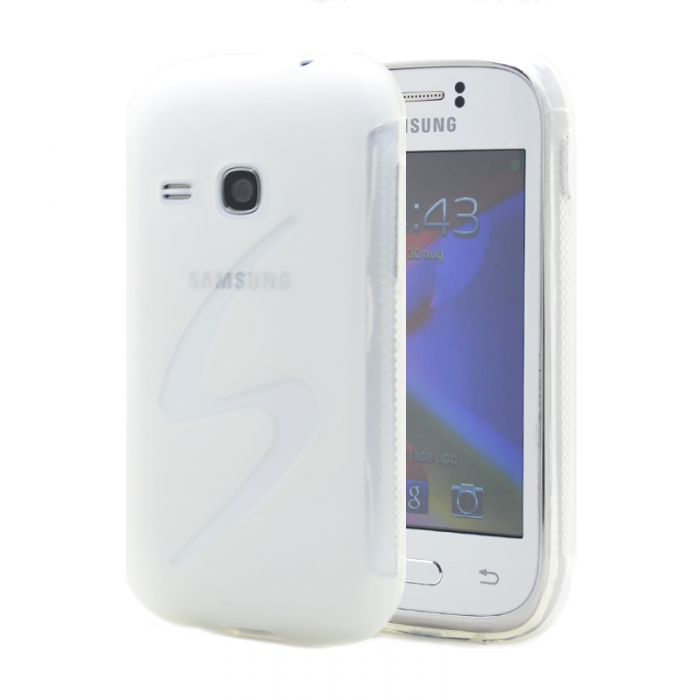 UTGATT1 - FlexiCase Skal till Samsung Galaxy Young S6310 - (Transparent)