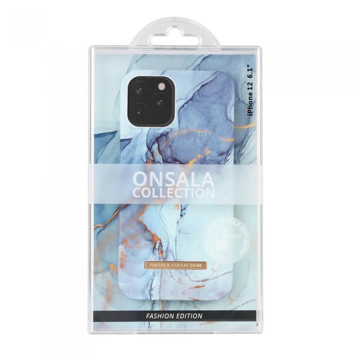 Onsala Collection - Onsala Mobilskal Soft Gredelin Marble iPhone 12 & 12 Pro