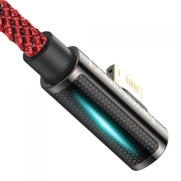 UTGATT5 - Baseus Lightning Kabel USB 2.4A 1m - Rd