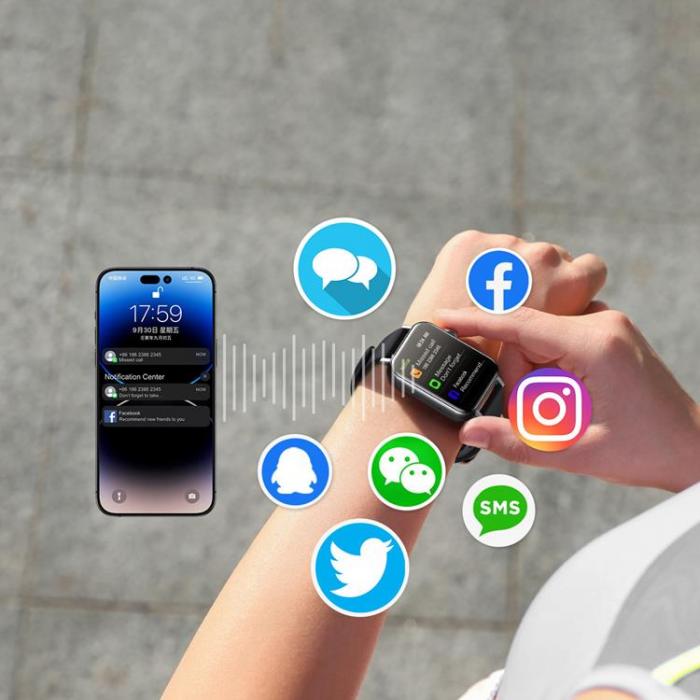 Joyroom - Joyroom Smartwatch Fit-Life Series Call Answering - Svart