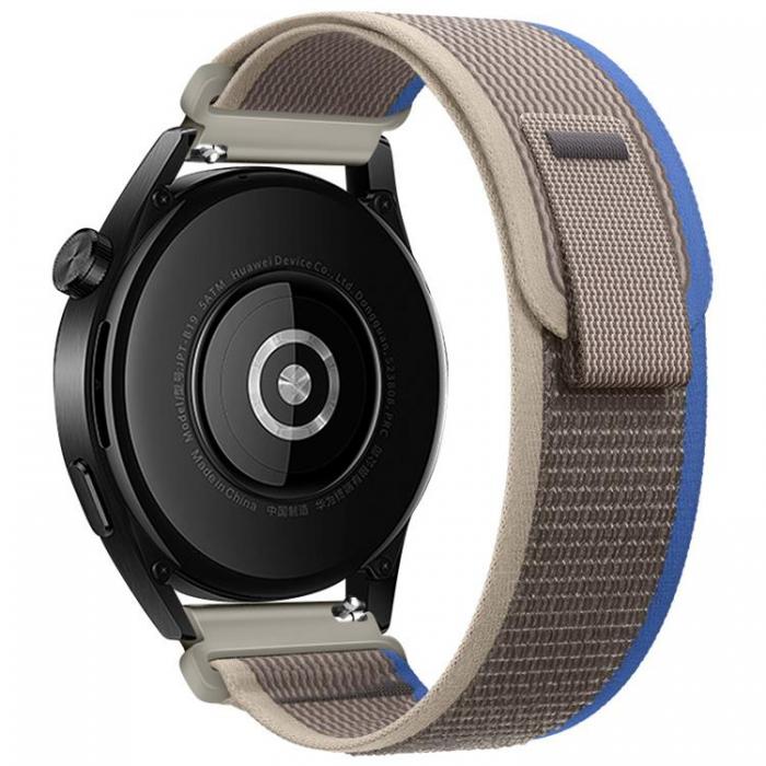 Binghong - Galaxy Watch 6 (44mm) Armband Hoco Nylon - Gr/Bl