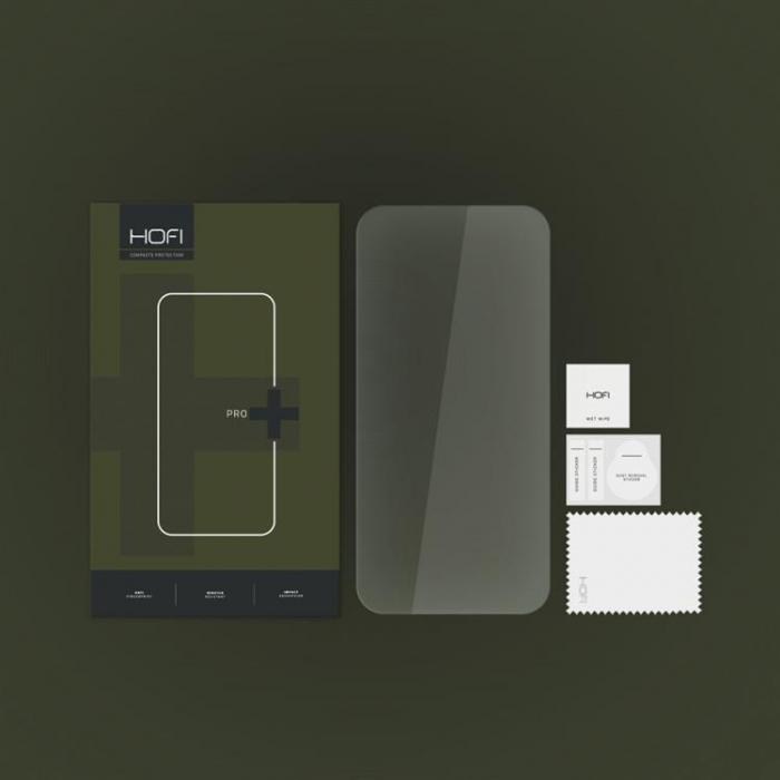 Hofi - Hofi iPhone 15 Pro Hrdat Glas Skrmskydd - Clear