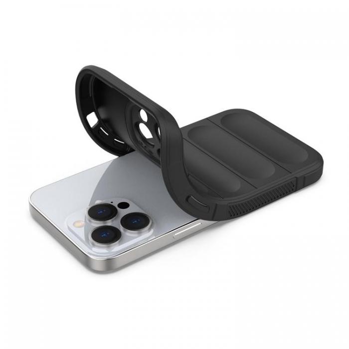 OEM - iPhone 13 Pro Skal Elastic Armored Magic Shield - svart