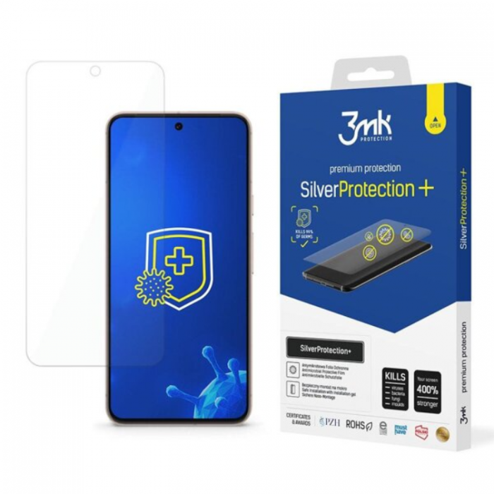 3MK - 3MK Google Pixel 8 Pro Skrmskydd Silver Protection+ - Clear