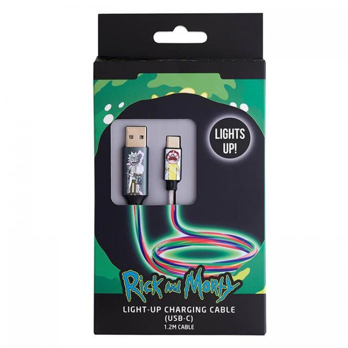 RICK&MORTY - Rick&Morty USB-A till USB-C Kablar (1.2m) Shock