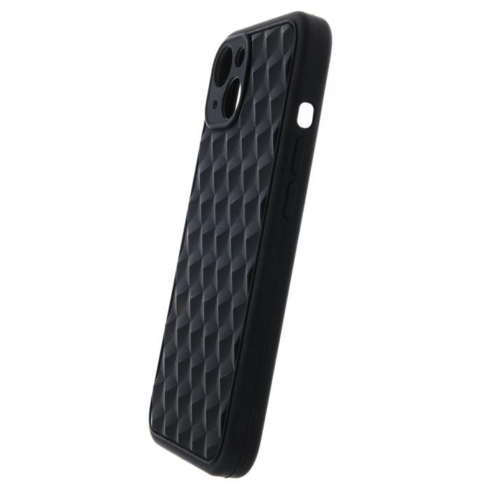 TelForceOne - 3D Kubfodral iPhone 12 Svart - Skyddande, Slitstarkt