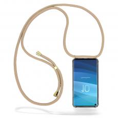 CoveredGear-Necklace - Boom Galaxy S10 mobilhalsband skal - Beige Cord