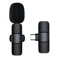 Lavalier - Lavalier Typ-C Trådlös M21 1 st Mikrofoner Bluetooth - Svart