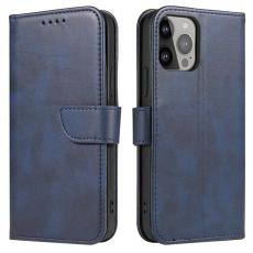 OEM - iPhone 14 Plånboksfodral Elegant Magnet - Blå