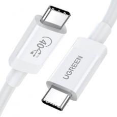 Ugreen - Ugreen PD USB-C till USB-C 100W Kabel 0.8m - Vit