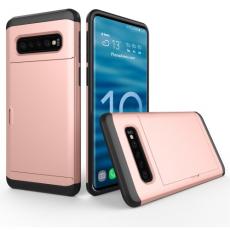 A-One Brand - Hybrid skyddsskal för Samsung Galaxy S10 Plus - Roséguld