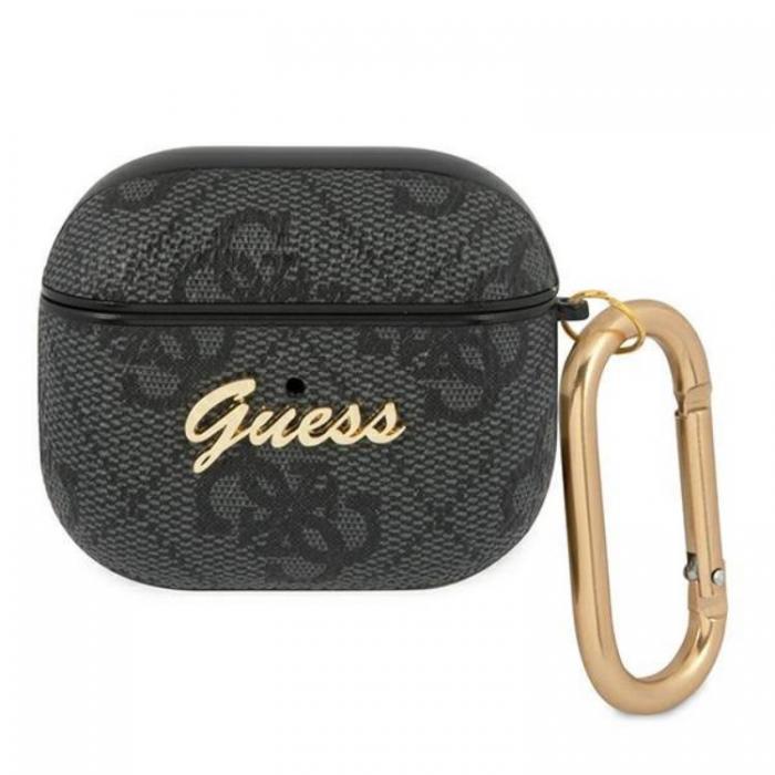 Guess - Guess AirPods 3 Skal 4G Script Metal Collection - Gr