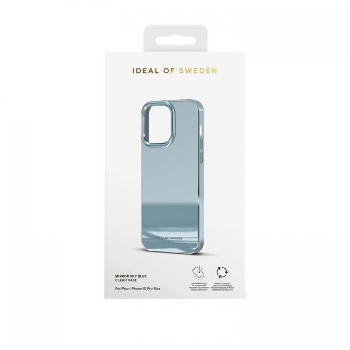 iDeal of Sweden - iDeal of Sweden iPhone 15 Pro Max Mobilskal Clear - Mirror Himmelsbl