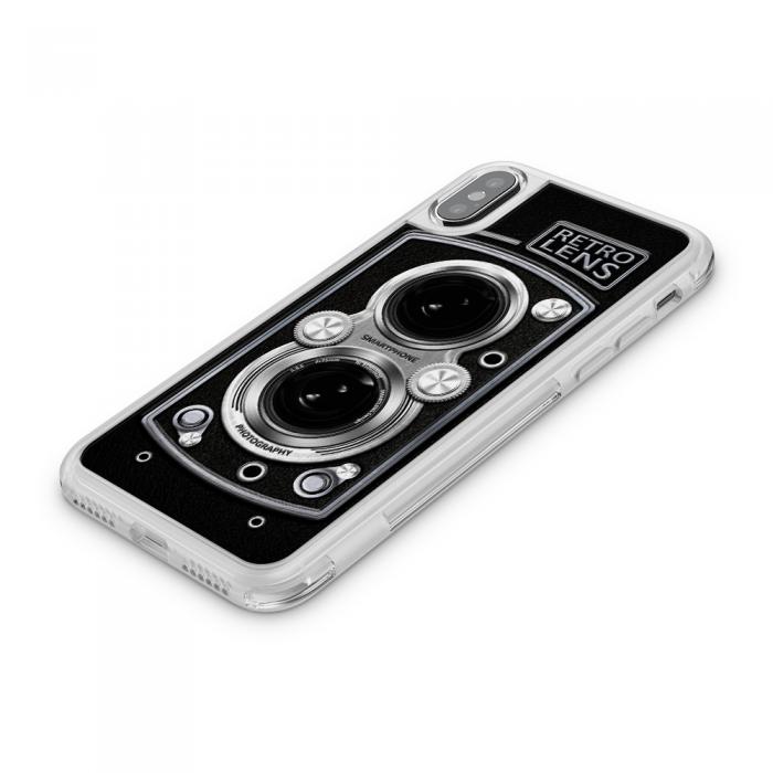 UTGATT5 - Fashion mobilskal till Apple iPhone X - Vintage Camera B