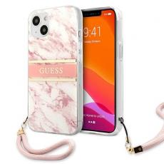 Guess - Guess Marble Strap Collection Skal iPhone 13 Mini - Rosa