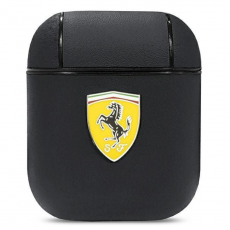 Ferrari - Ferrari AirPods Skal Läder On Track - Svart