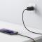 BASEUS - Baseus EU Super Vggladdare USB-C Kabel 1m 25W - Svart