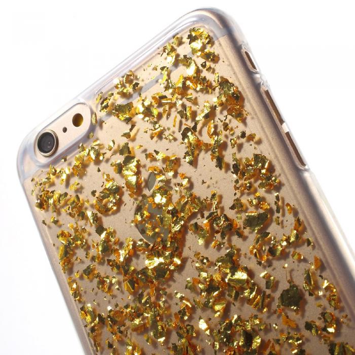 UTGATT1 - Glitter Sequins Skal till Apple iPhone 6(S) - Gold