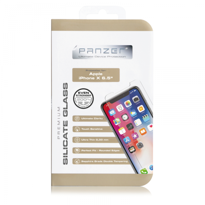 UTGATT4 - Panzer iPhone XS Max - Silicate Glass
