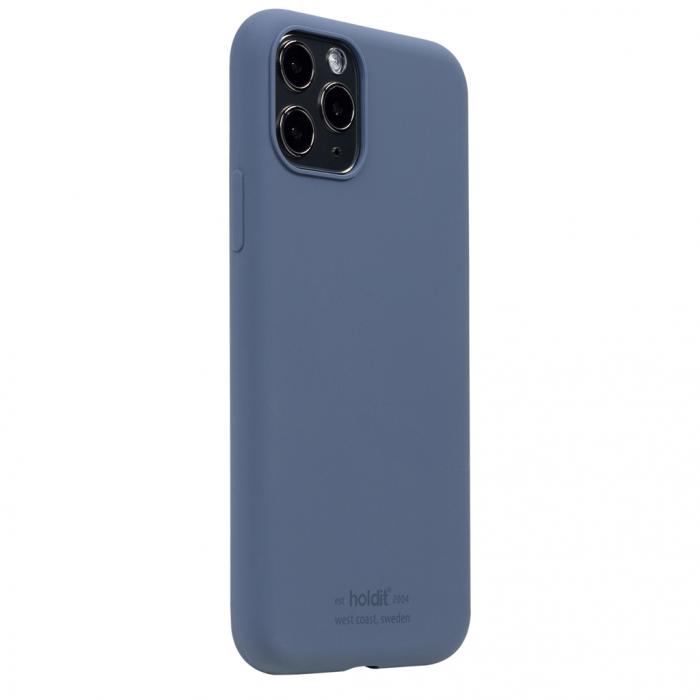 Holdit - Holdit Silicone Skal iPhone 11 Pro - Pacific Bl