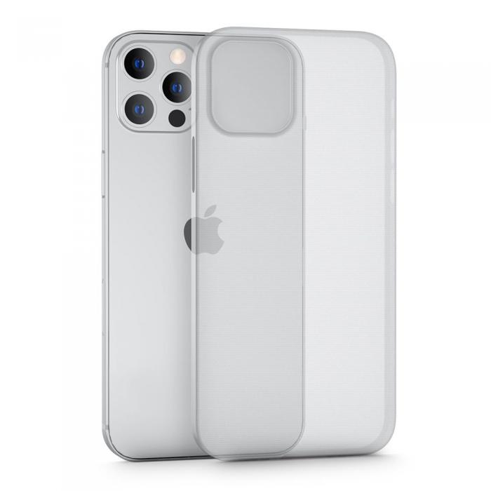 UTGATT - Tech-Protect Ultraslim 0.4mm Skal iPhone 12 & 12 Pro Matte Clear