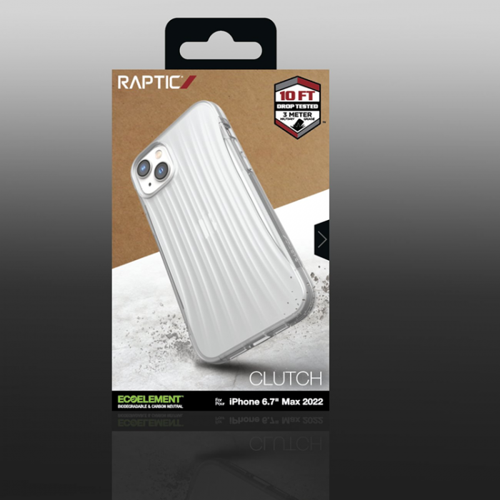 Raptic - Raptic iPhone 14 Plus Skal Clutch - Transparent
