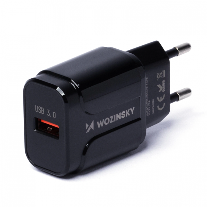 Wozinsky - Wozinsky Vggladdare USB 3.0 - Svart