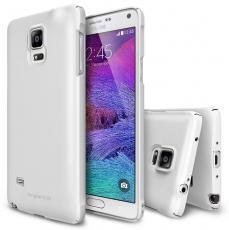 Rearth - Ringke Slim Dual Coated Skal till Samsung Galaxy Note 4 - Vit