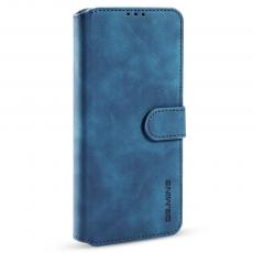 DG.MING - Dgming Retro Plånboksfodral till Samsung Galaxy A03s - Blå