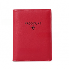 A-One Brand - Passhållare Plånbok RFID Korthållare PU-läder - Röd